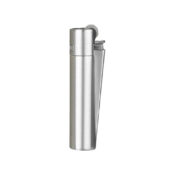Clipper Silver Metal Lighters and Giftbox (12pcs/display)