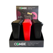 Combie Joint Holders Triple Tube Black + Red (24pcs/display)