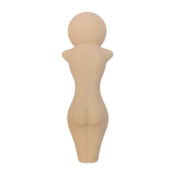 Pale Nude Figure Silicone Pipe 12cm