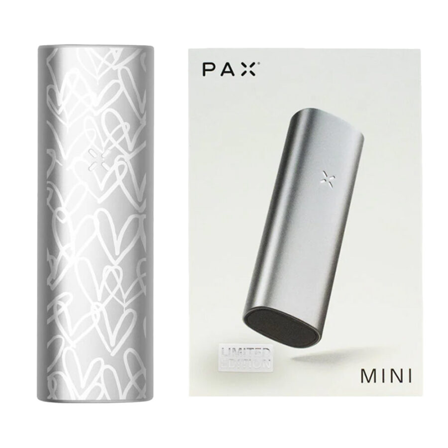 PAX x JGoldcrown Silver Mini Dry Herb Vaporizer Limited Edition