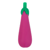 Purple Aubergine Silicone Pipe with Removable Pieces 10cm