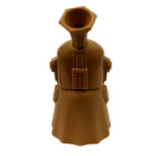 Space Hero Brown Silicone Bong with Removable Pieces 15cm