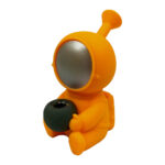 Spaceman Orange Silicone Bong 15cm