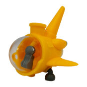 Submarine Yellow Silicone Bong with Removable Pieces 13cm