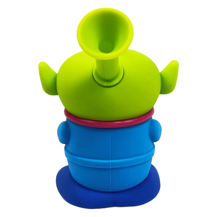 Three Eyed Alien Silicone Bong with Removable Pieces 14cm