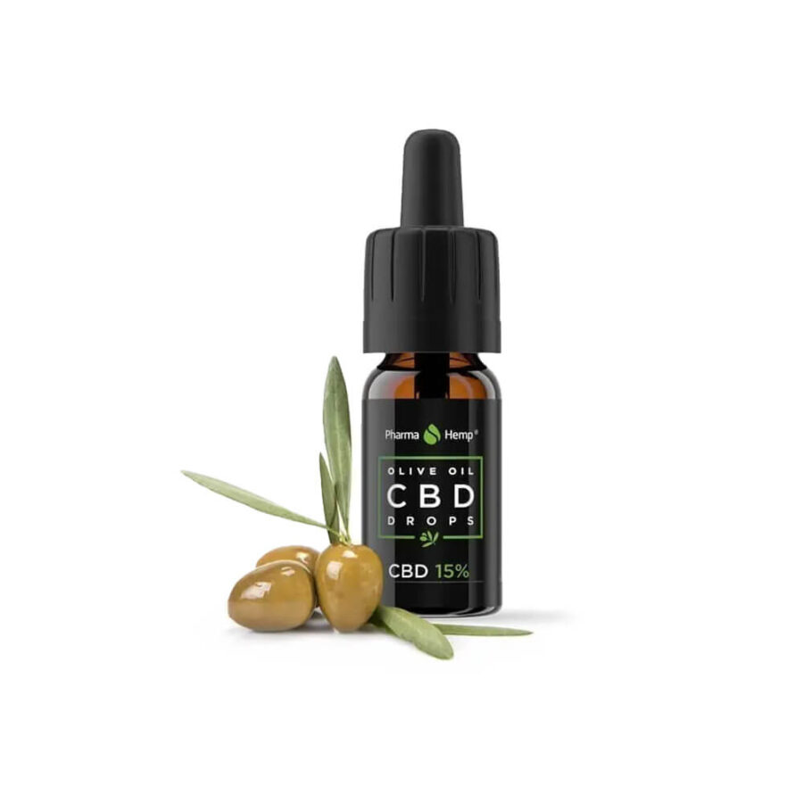 Pharma Hemp CBD Drops Olive Oil 15% (10ml)