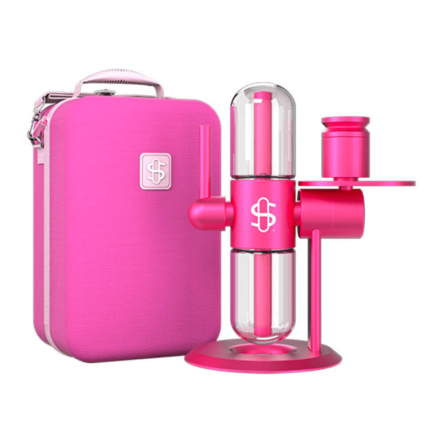 Stündenglass Compact Edition Gravity Infuser 360 Degrees Bong Vaporizer Pink