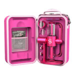 Stündenglass Compact Edition Gravity Infuser 360 Degrees Bong Vaporizer Pink