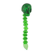 Green skull glass dabber