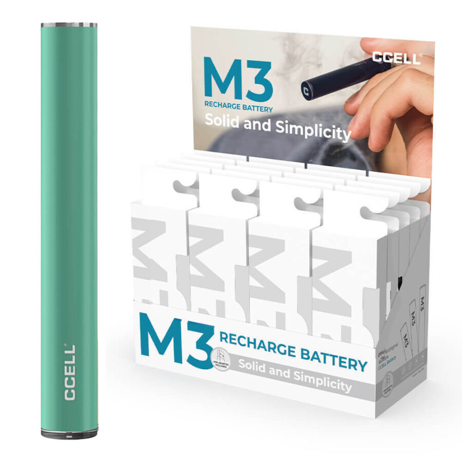 CCELL M3 Pearl Green Vape Pen Battery Standard 510 Thread (20pcs/display)