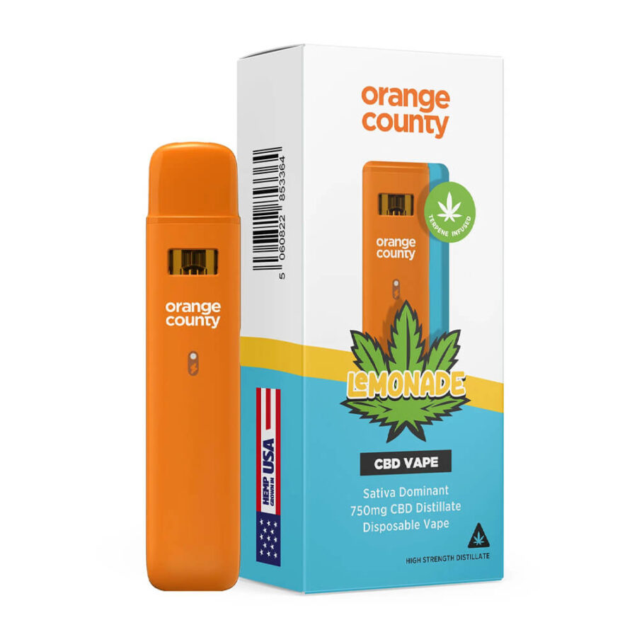 Orange County CBD 1ml Cali Disposables 750mg CBD Zkittlez (10pcs/display)