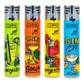 Clipper Jet Flame Lighters Summer Flavor 2 (24pcs/display)