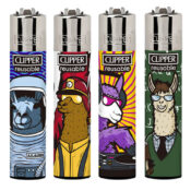 Clipper Lighters Llama Work (24pcs/display)
