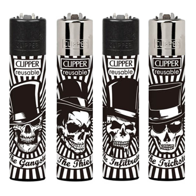 Wholesale Clipper Lighters Party Skulls