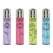 Clipper Lighters Simple Flower (24pcs/display)