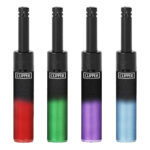 Clipper Mini Tube Lighters Crystal Gradient (24pcs/display)