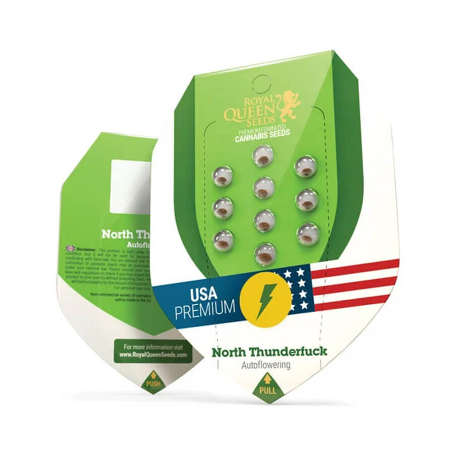 Royal Queen Seeds North Thunderfuck autoflowering cannabis seeds (5 seeds pack)