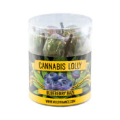 Cannabis Lollipops Blueberry Haze Flavour Giftbox 10pcs (24packs/masterbox)