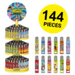 Clipper Lighters Crazy Farm + Free Carousel (144pcs/display)