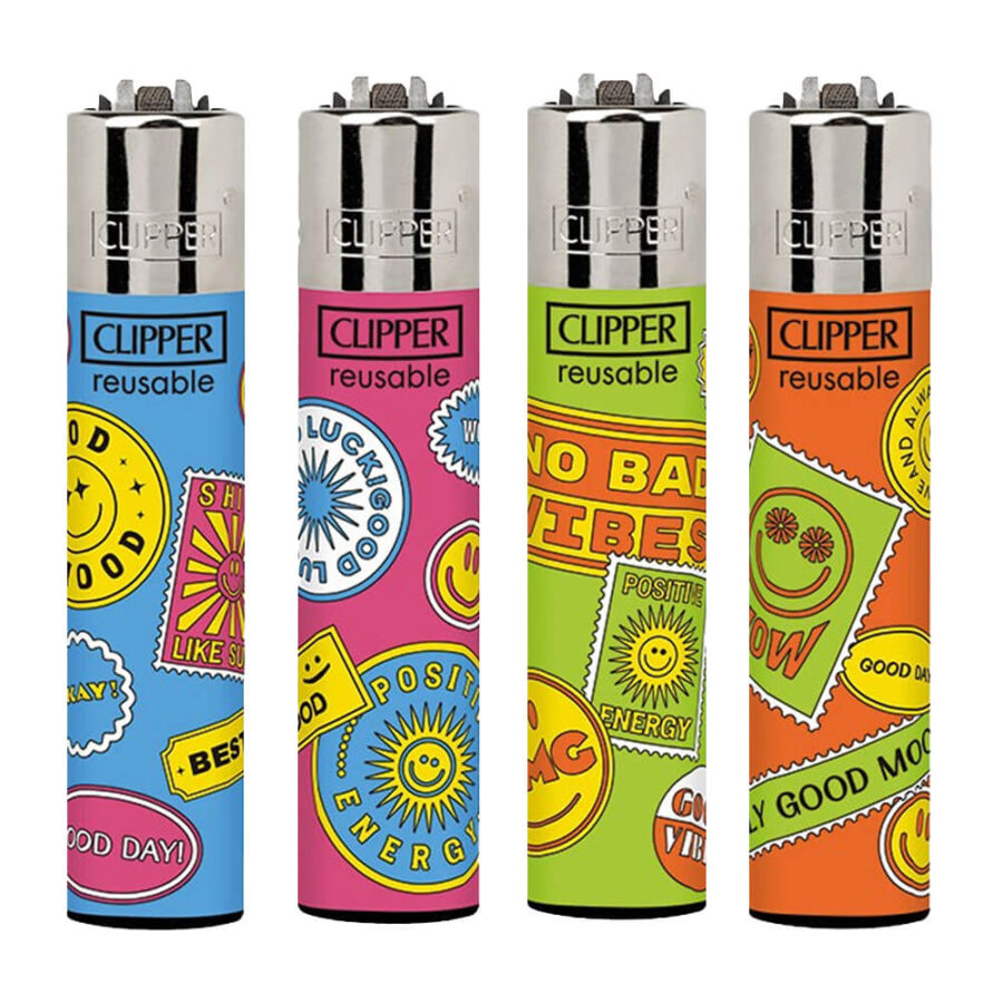 Clipper Lighters Happy Stamps (24pcs/display)