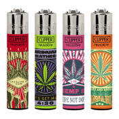 Clipper Lighters Leaves Justice (24pcs/display)