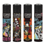 Clipper Lighters She Skull (24pcs/display)