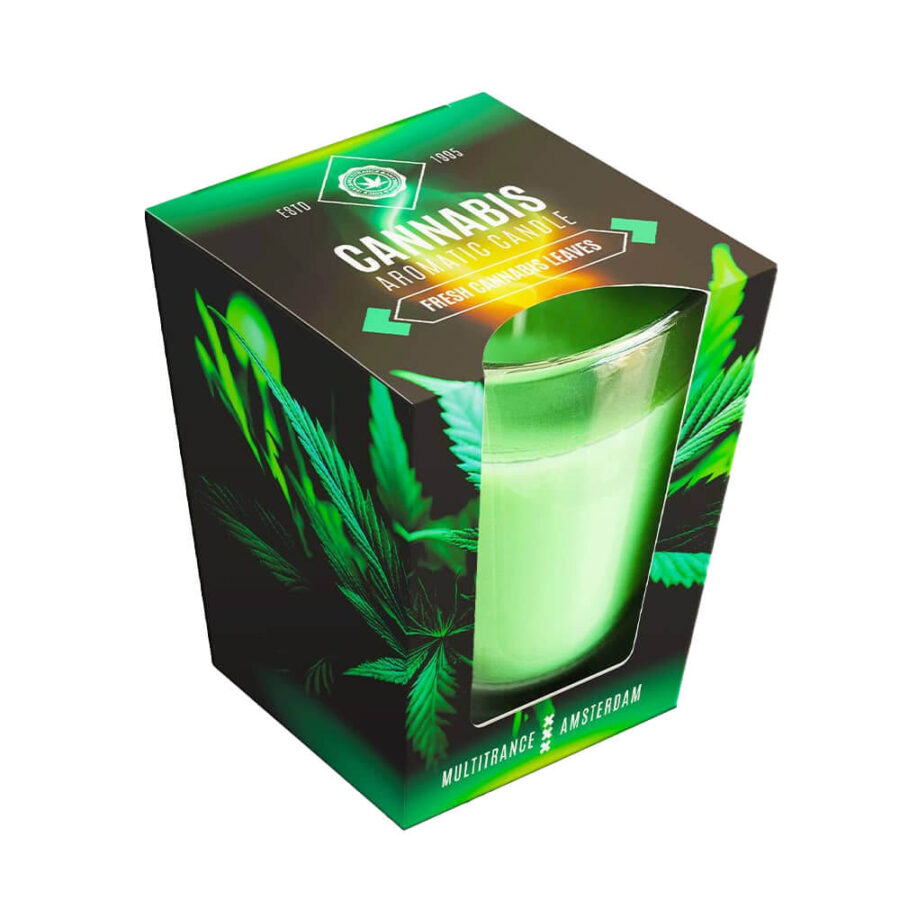 Fresh Cannabis Leaves Scented Candle (90g)