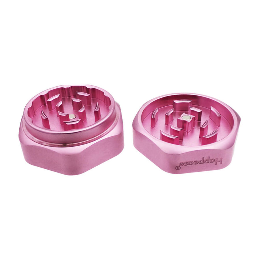 Katana Aluminium Grinder Pink 2 Parts - 60mm