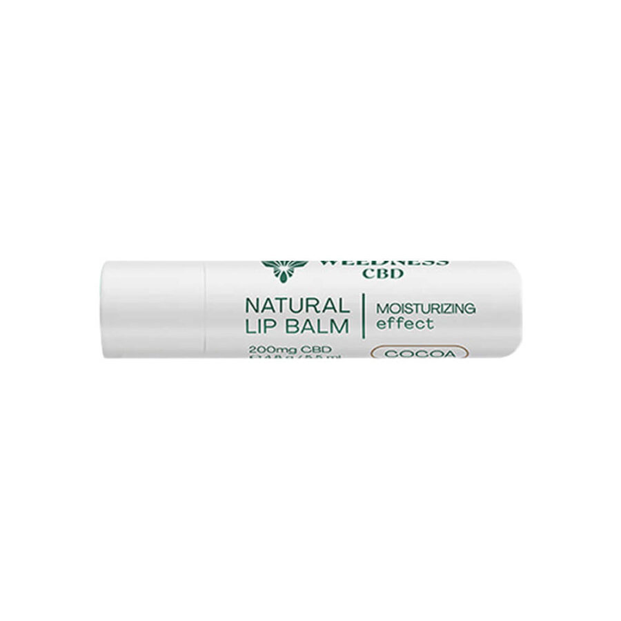 Weedness CBD Natural Lip Balm Cocoa with Moisturizing Effect 4% CBD (4.8g)