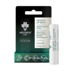 Weedness CBD Natural Lip Balm Cocoa with Moisturizing Effect 4% CBD (4.8g)