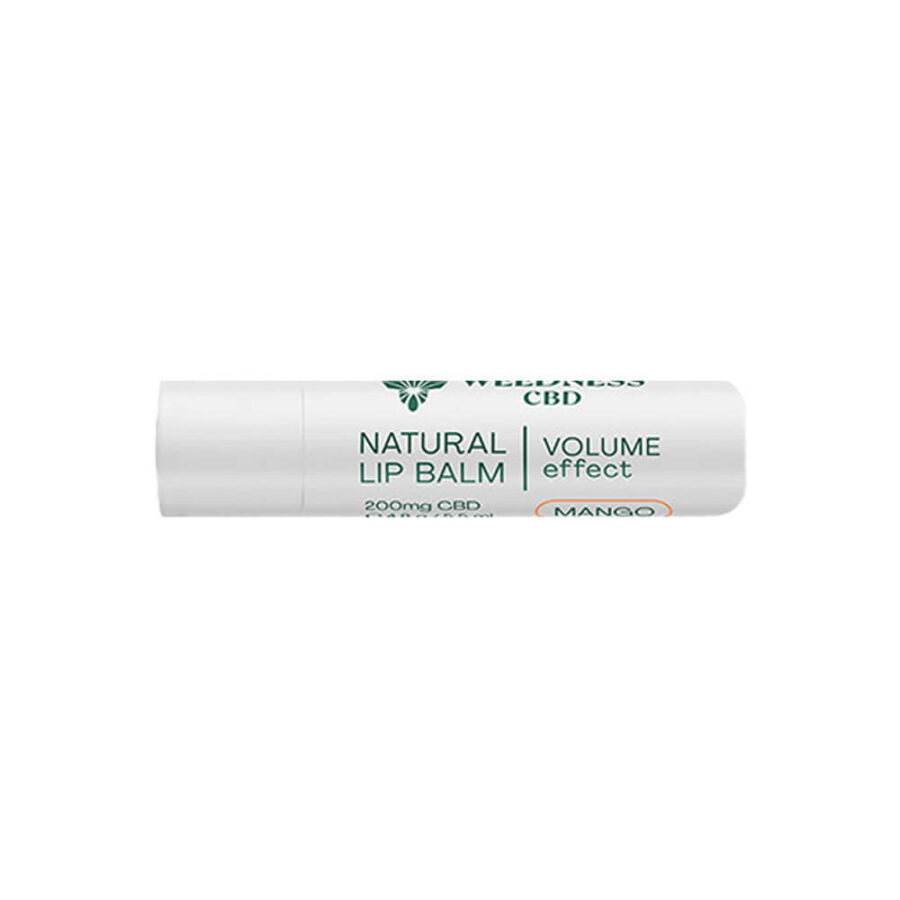 Weedness CBD Natural Lip Balm Mango with Volume Effect 4% CBD (4.8g)