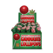 The Hempy Lab Cannabis Lollipops Strawberry Haze (70pcs/display)