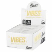 wholesale vibes rolling papers fatty blanco ultra wide 50pcs display 2