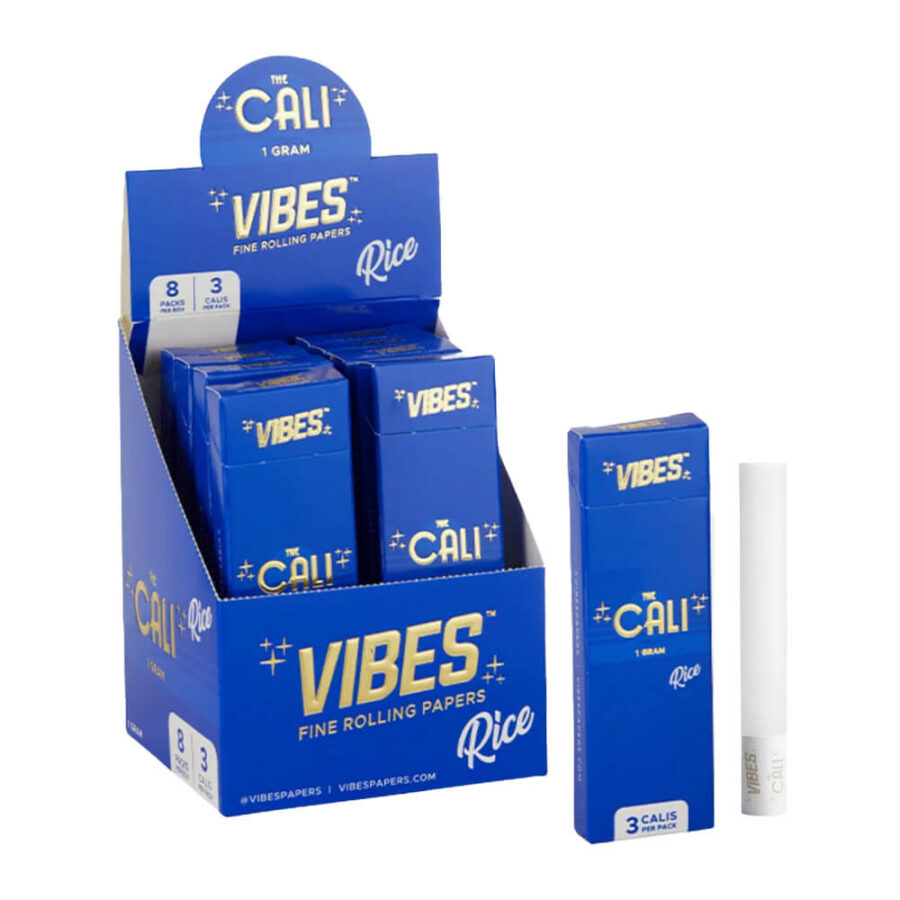 VIBES The Cali Cones Rice 1g 3-Pack (8pcs/display)