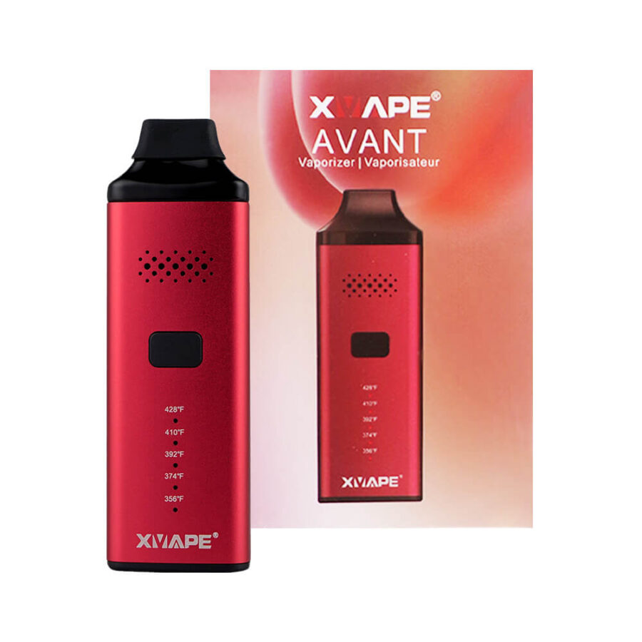 X-Vape Avant Dry Herb Vaporizer Red