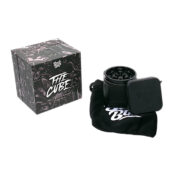 Best Buds The Cube Aluminium Grinder Black 4 Parts (50mm)