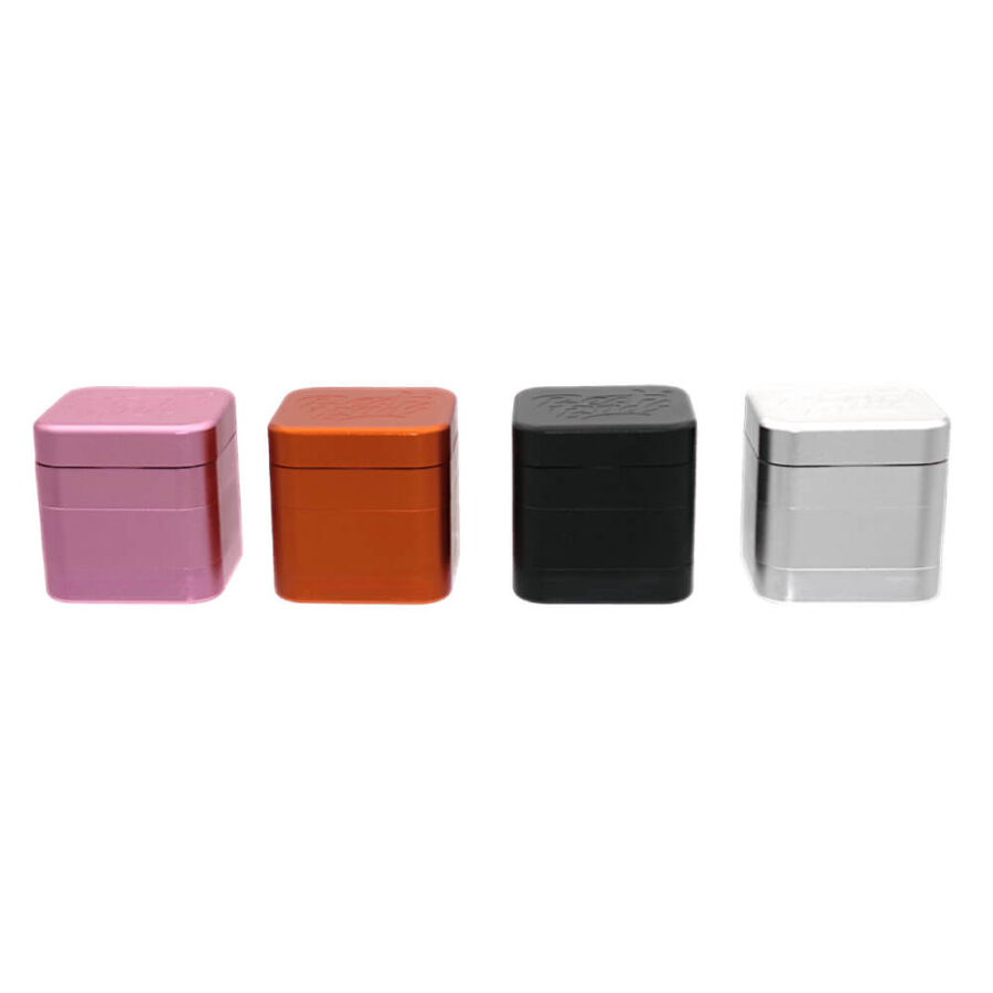 Best Buds The Cube Aluminium Grinder Black 4 Parts (50mm)