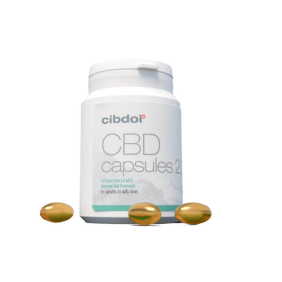 Cibdol Softgel Capsules 20% CBD 2000mg (60 capsules)