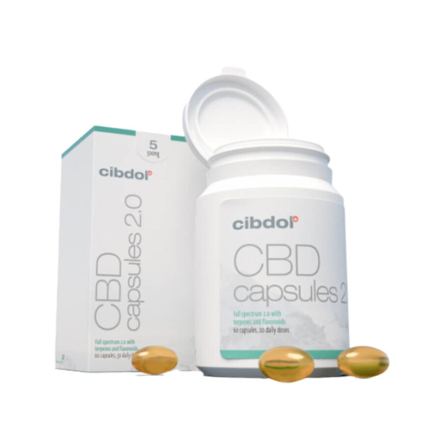 Cibdol Softgel Capsules 5% CBD 500mg (60 capsules)