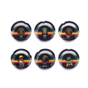 Champ High Rasta Life Glass Ashtray (6pcs/display)