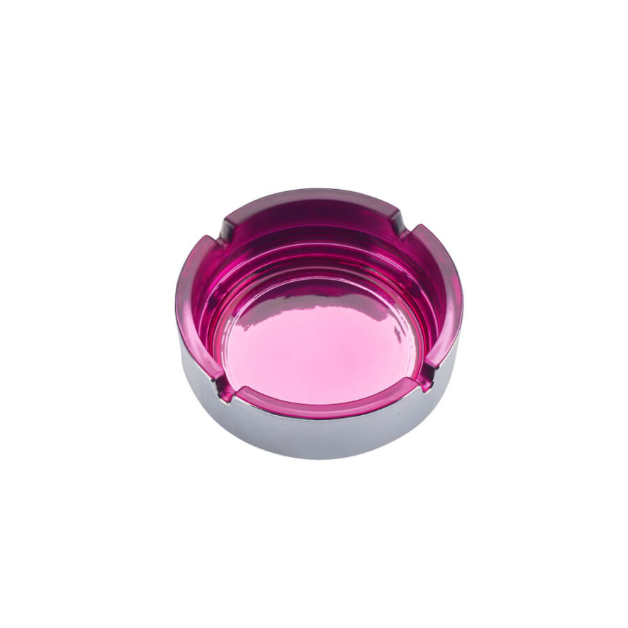 Champ High Round Colorful Glass Ashtray (6pcs/display)