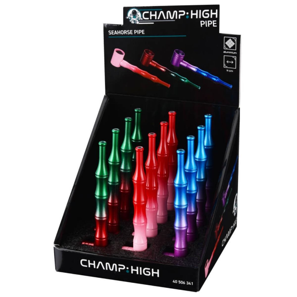 Wholesale-Champ-High-Seahorse-Pipe-12pcs-display Wholesale Champ High Seahorse Pipe 12pcs display 1