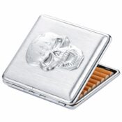 Wholesale Champ High Skull Cigarette Case 12pcsdisplay 8 1