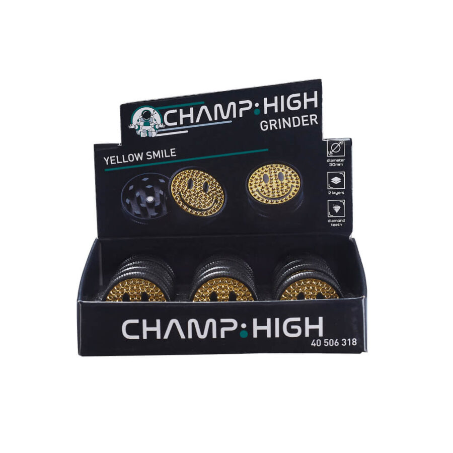 Champ High Yellow Smile Grinder (12pcs/display)