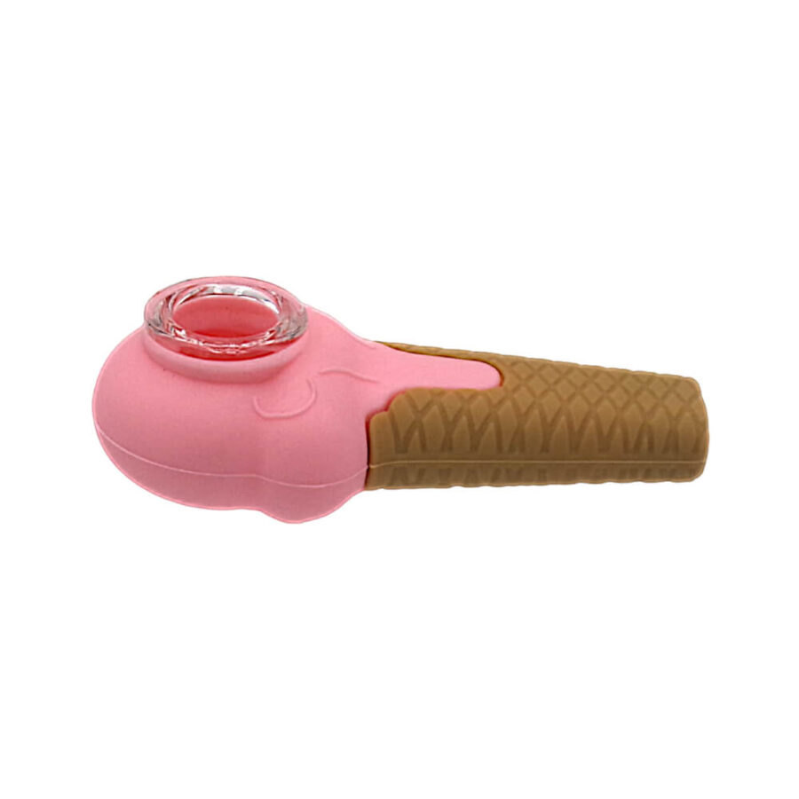 Scary Ice Cream Silicone Pipe 10 cm