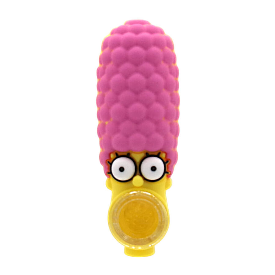 Yellow Lady Silicone Pipe 8.5 cm