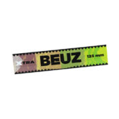 Beuz Xtra Slim Long Brown Unbleached Rolling Papers 125mm + Tips 24 Booklets