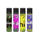 Clipper Lighters Jet Flame Good Vibes Only (24pcs/display)