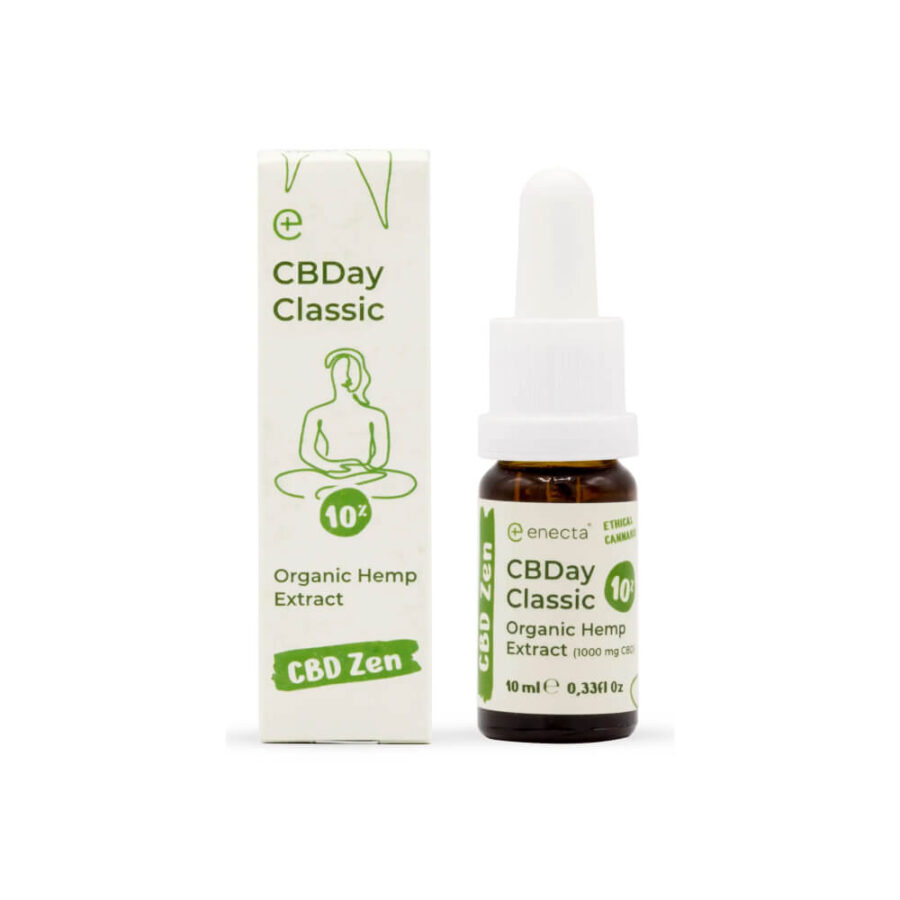 Enecta CBDay Classic 10% Balanced CBD Oil (10ml)