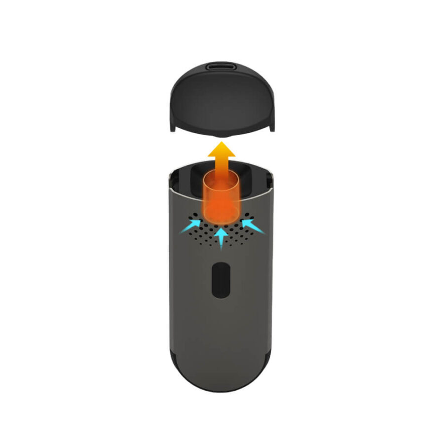 Flowermate CAP Dry Herb Vaporizer Black